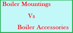 Difference Between Boiler Mountings and Boiler Accessories
